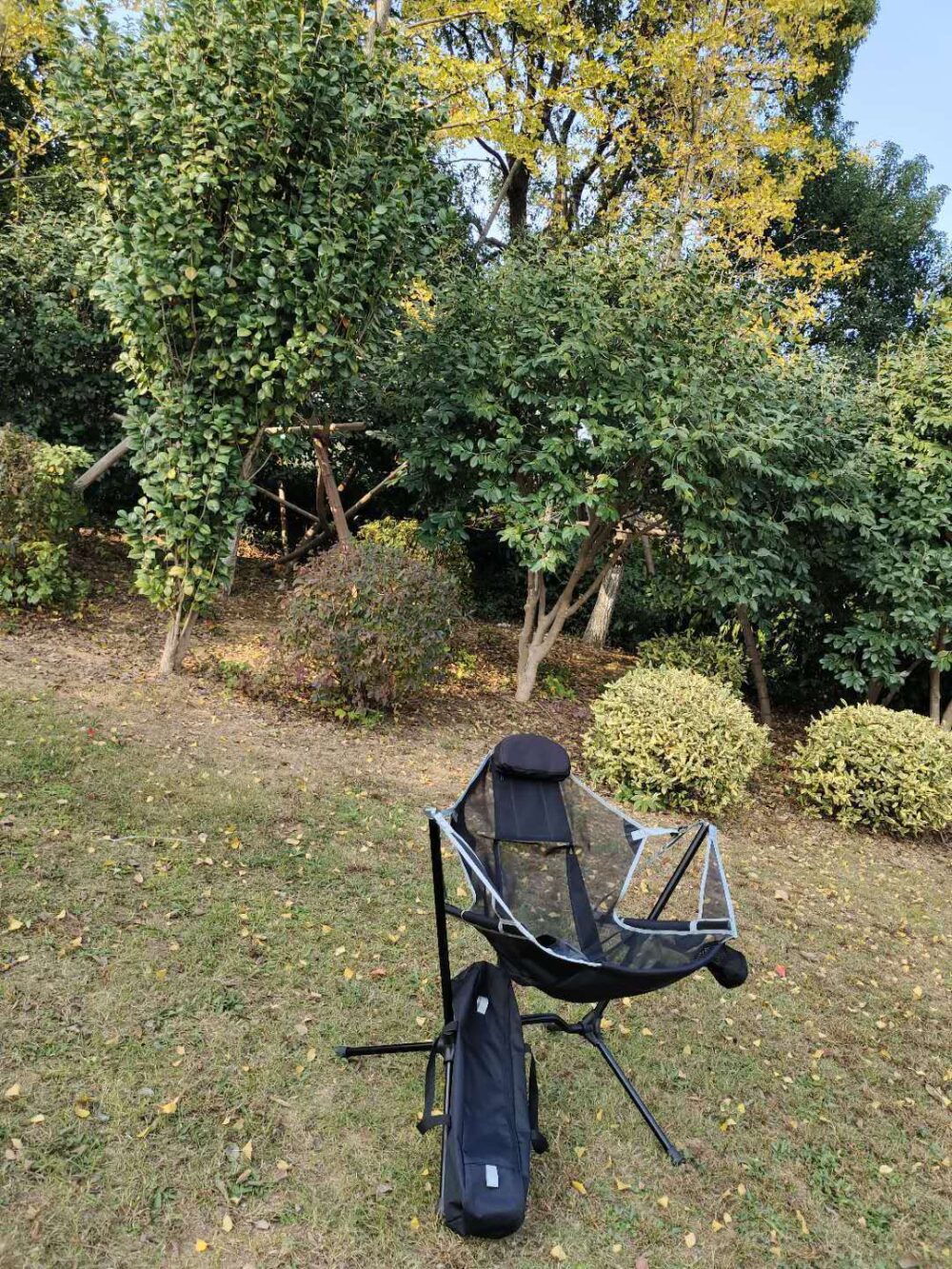 Outdoor Folding Chair Outdoor Rocking Rocking Chair Folding Chair - Image 5