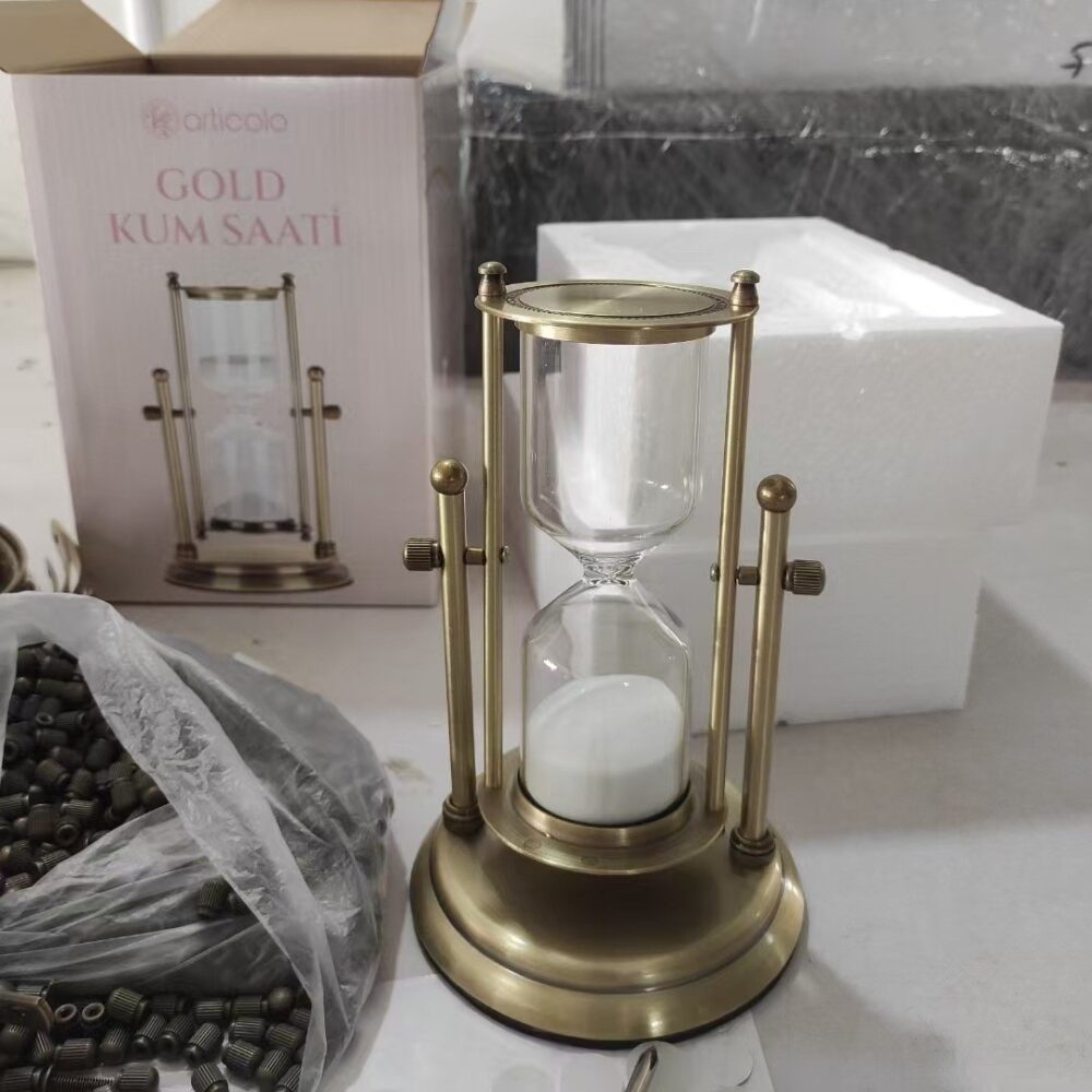 Creative Wooden Hourglass Timer 15 Minutes Desk Study Room Decoration - Image 2