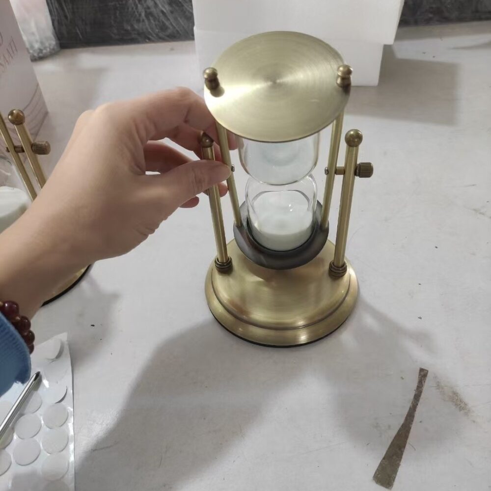 Creative Wooden Hourglass Timer 15 Minutes Desk Study Room Decoration - Image 5