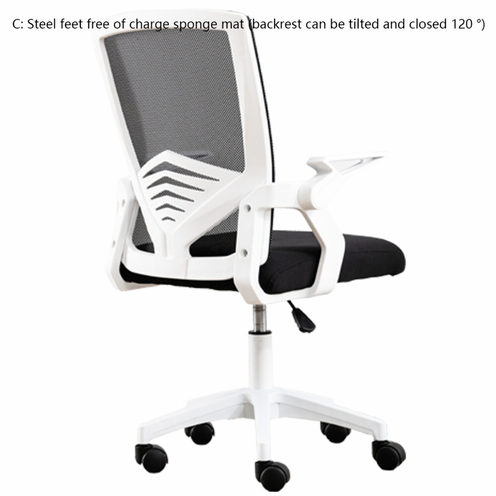 Office Seating Mesh Chair Lifting Rotating Computer Chair Household Bow Conference Ergonomic Chair - Image 8