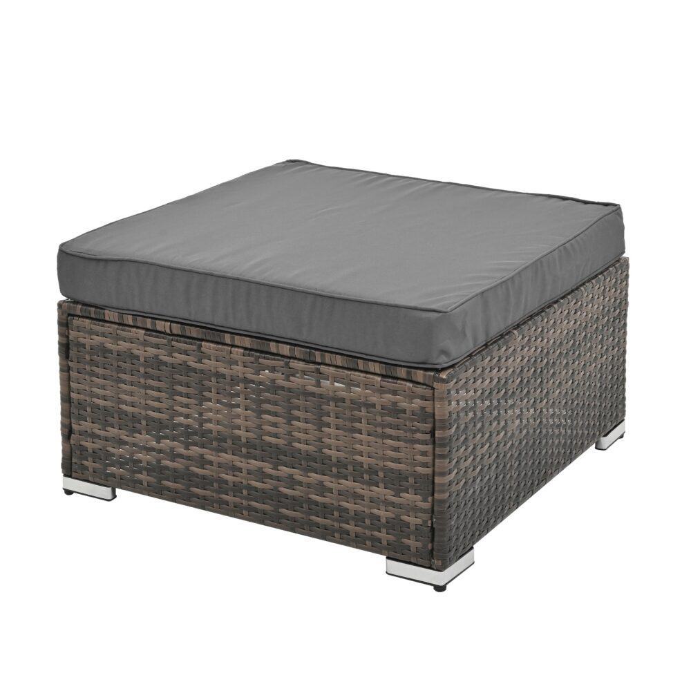 Patio Furniture, Outdoor Furniture, Seasonal PE Wicker Furniture, 4 Set Wicker Furniture With Temper - Image 6