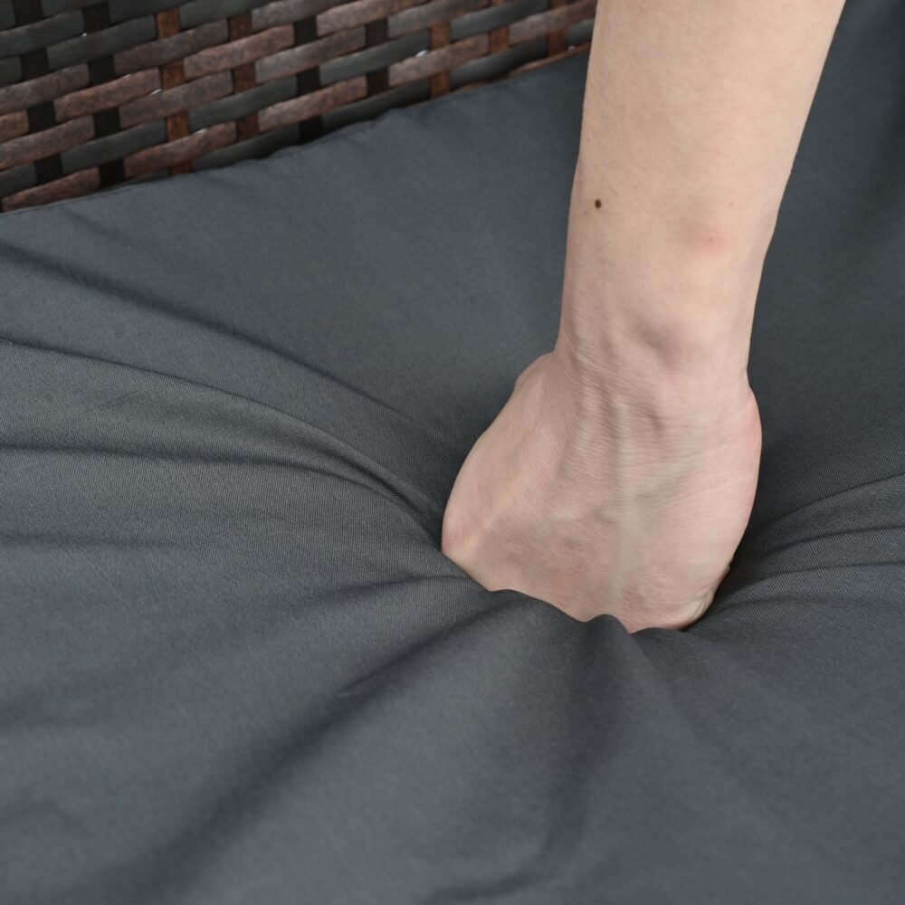 Patio Furniture, Outdoor Furniture, Seasonal PE Wicker Furniture, 5 Set Wicker Furniture With Temper - Image 10