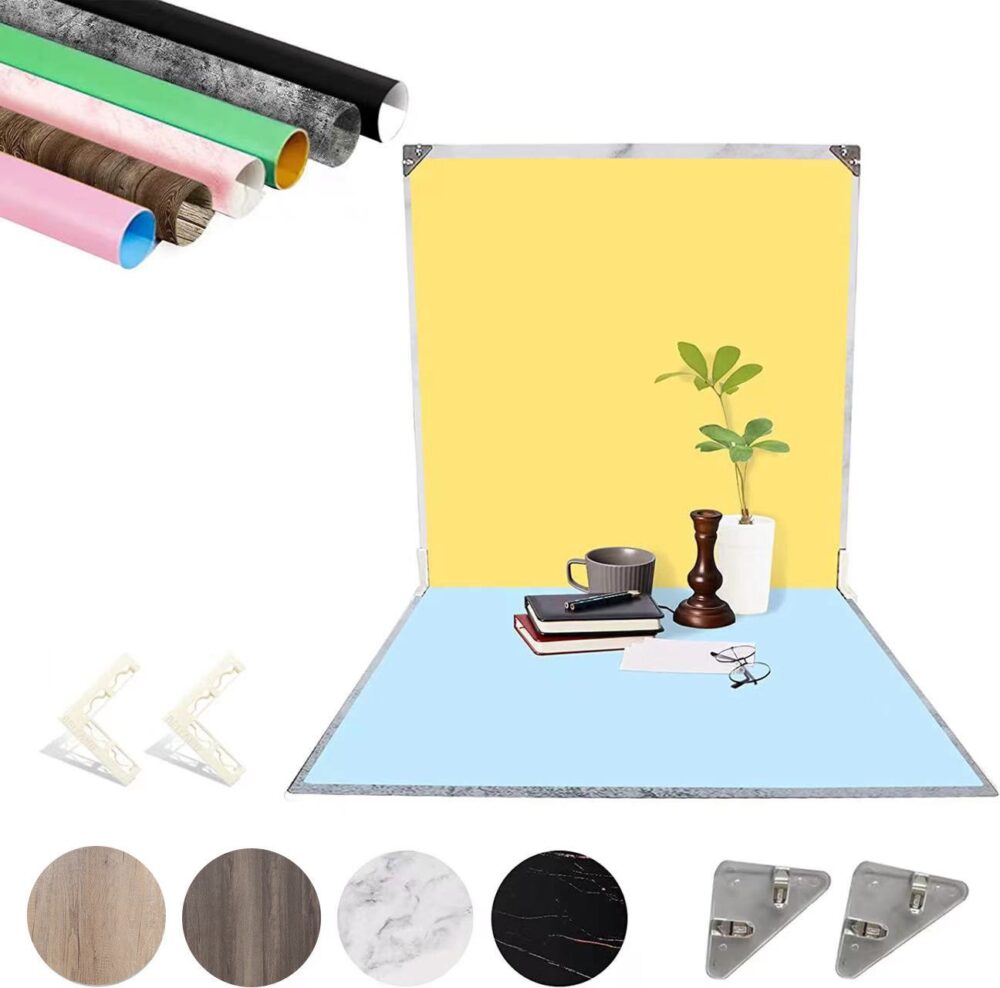 Plastic Triangle Side Corner Clip Background Plate Background Paper Accessories - Image 4