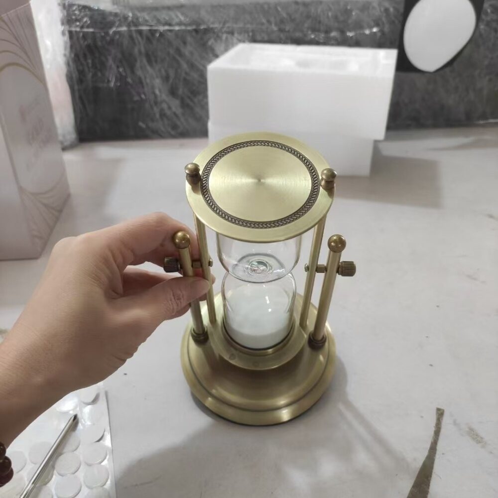 Creative Wooden Hourglass Timer 15 Minutes Desk Study Room Decoration - Image 3